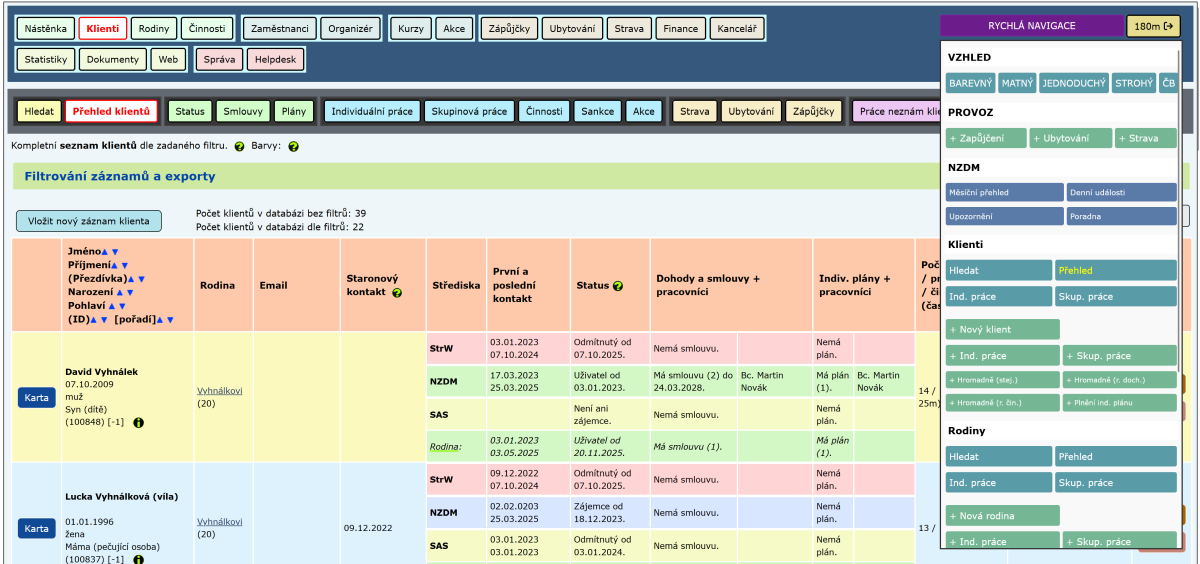 Evidence sociálních služeb 2025