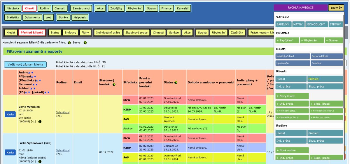 Evidence sociálních služeb 2025
