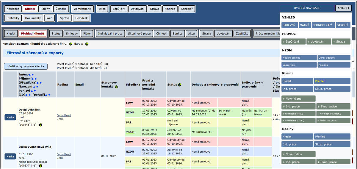 Evidence sociálních služeb 2025