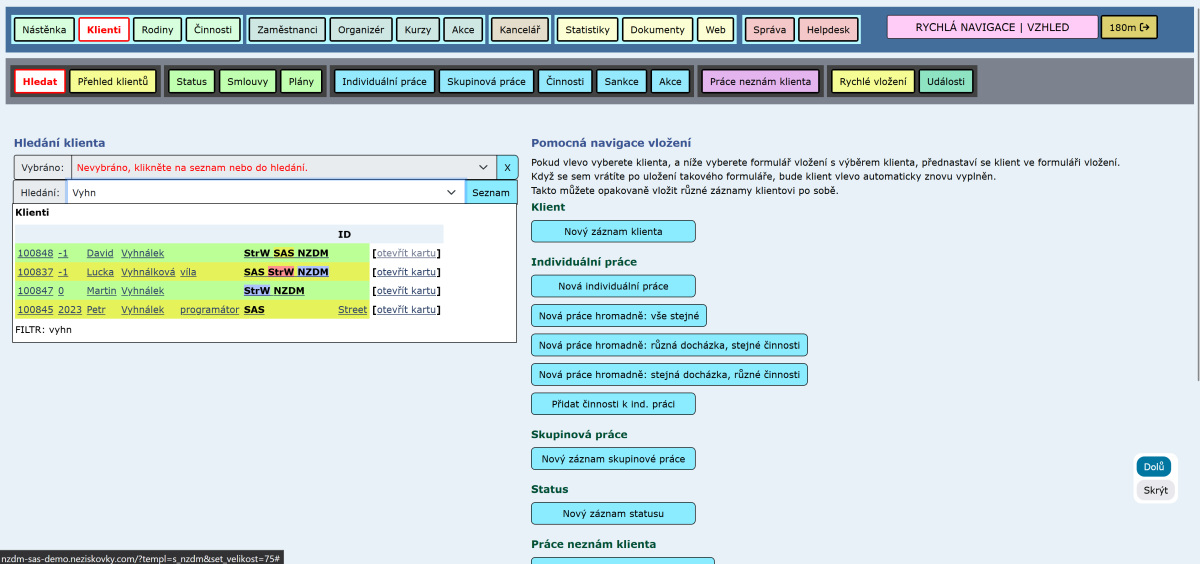 Evidence sociálních služeb 2025