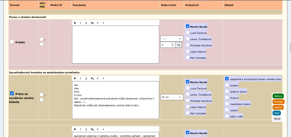 Evidence sociálních služeb 2025