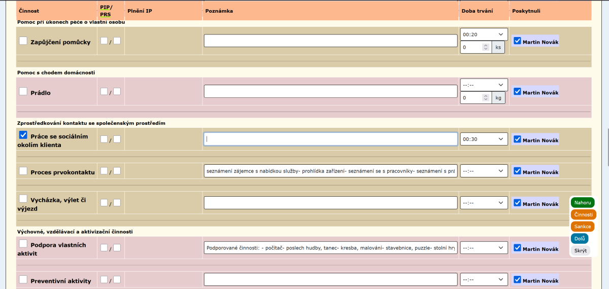 Evidence sociálních služeb 2025