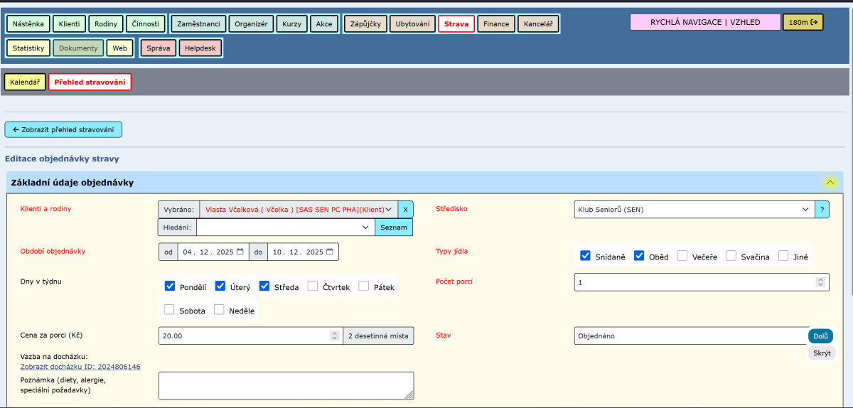 Evidence sociálních služeb 2025
