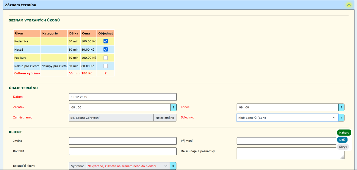 Evidence sociálních služeb 2025