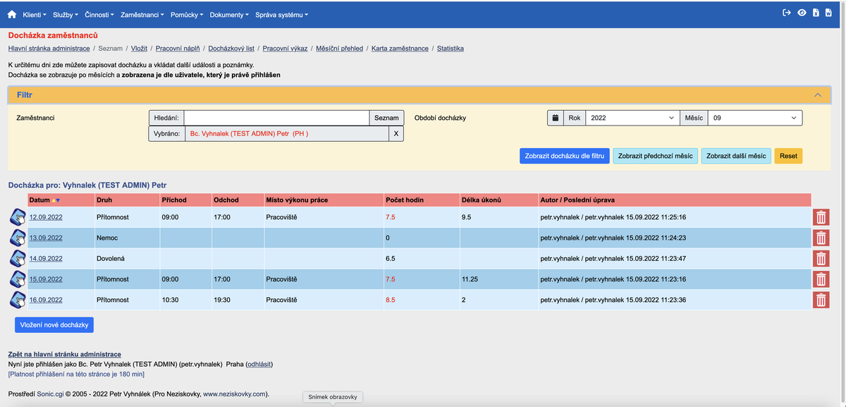 Evidence pro neziskovky 2022-2023