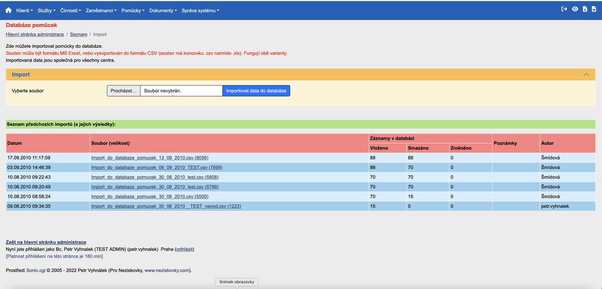 Evidence pro neziskovky 2022-2023